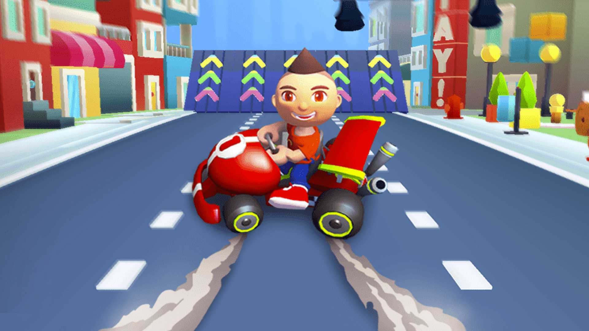 CKN Toys Car Hero gameplay with a character drifting his car