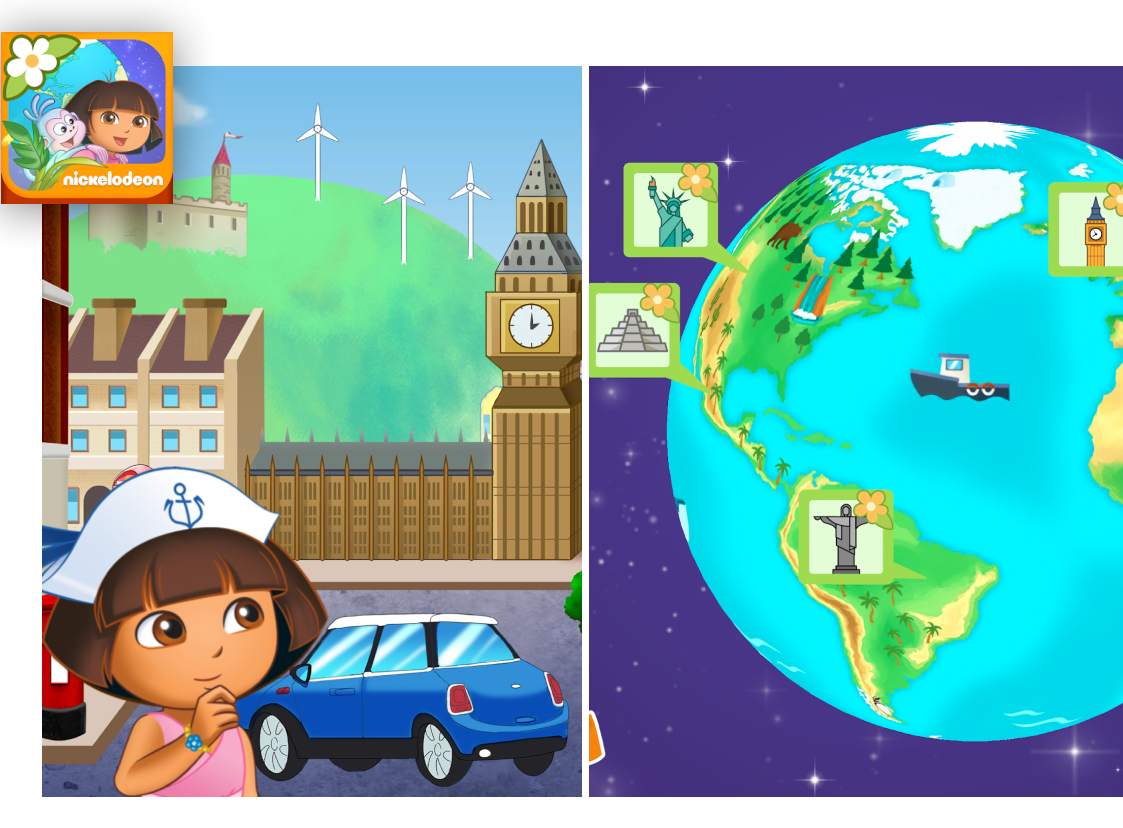 Dora Worldwide Adventure videogame showcase